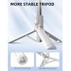 image41 Phone for Tripod Selfie Stick Tripod Stand with Wireless Remote Extendable Aluminum Cell Phone Tripod Stand 360Rotate Lightweight ampamp Portable Tripod Compatible with iPhoneAndroid PinkWhite