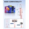 image41 Phone for Tripod Selfie Stick Tripod Stand with Wireless Remote Extendable Aluminum Cell Phone Tripod Stand 360Rotate Lightweight ampamp Portable Tripod Compatible with iPhoneAndroid PinkPink