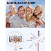 image41 Phone for Tripod Selfie Stick Tripod Stand with Wireless Remote Extendable Aluminum Cell Phone Tripod Stand 360Rotate Lightweight ampamp Portable Tripod Compatible with iPhoneAndroid PinkPink
