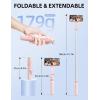 image41 Phone for Tripod Selfie Stick Tripod Stand with Wireless Remote Extendable Aluminum Cell Phone Tripod Stand 360Rotate Lightweight ampamp Portable Tripod Compatible with iPhoneAndroid PinkPink