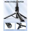 image41 Phone for Tripod Selfie Stick Tripod Stand with Wireless Remote Extendable Aluminum Cell Phone Tripod Stand 360Rotate Lightweight ampamp Portable Tripod Compatible with iPhoneAndroid PinkBlack