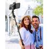image41 Phone for Tripod Selfie Stick Tripod Stand with Wireless Remote Extendable Aluminum Cell Phone Tripod Stand 360Rotate Lightweight ampamp Portable Tripod Compatible with iPhoneAndroid PinkBlack