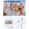 image41 Phone for Tripod Selfie Stick Tripod Stand with Wireless Remote Extendable Aluminum Cell Phone Tripod Stand 360Rotate Lightweight ampamp Portable Tripod Compatible with iPhoneAndroid PinkWhite