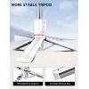 image45quot Selfie Stick Tripod with 2 Lights Extendable 5 in 1 Selfie Stick Phone Tripod Portable Selfie Sticks with Wireless Remote Compatible with iPhone 151413 Pro Max Samsung Android GoproWhitewith 2 Light