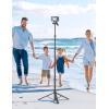 image72quot Phone Tripod ampamp Selfie Stick Extendable Cell Phone Stand with Detachable Remote ampamp Phone Holder Aluminum Tripod Compatible with iPhone Android