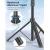 image72quot Phone Tripod ampamp Selfie Stick Extendable Cell Phone Stand with Detachable Remote ampamp Phone Holder Aluminum Tripod Compatible with iPhone Android
