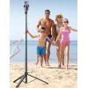 image75quot Phone Tripod Selfie Stick with Remote and Phone Holder Extendable Tripod for iPhone Aluminum Cellphone TripodStand 360 Rotation Travel Tripods Compatible with iPhone Android GoPro