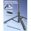 imageAluminum 71quot Phone Tripod with Remote Extendable ampamp Compatible with iPhone 151413AndroidCameraBlack