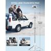imageAluminum 71quot Phone Tripod with Remote Extendable ampamp Compatible with iPhone 151413AndroidCameraWhite