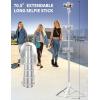imageAluminum 71quot Phone Tripod with Remote Extendable ampamp Compatible with iPhone 151413AndroidCameraWhite