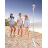 imageAluminum 71quot Phone Tripod with Remote Extendable ampamp Compatible with iPhone 151413AndroidCameraWhite