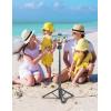 imageAluminum Selfie Stick Phone Tripod 360 Ball Head Tripod for iPhone with Cold Shoe Extendable Smartphone Tripod Stand with Remote Portable Travel Tripod Compatible with iPhone 16151413Android