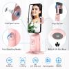 imageAuto Tracking Phone Holder Auto Face Tracking Tripod Portable Allinone Smart Selfie Stick 360 Rotation Fast Face ampamp Object Tracking Cameraman Robot Mount for Phone Video Vlog Live StreamingBlackPink