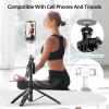 imageAuto Tracking Phone Holder Auto Face Tracking Tripod Portable Allinone Smart Selfie Stick 360 Rotation Fast Face ampamp Object Tracking Cameraman Robot Mount for Phone Video Vlog Live StreamingBlackWhite