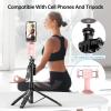 imageAuto Tracking Phone Holder Auto Face Tracking Tripod Portable Allinone Smart Selfie Stick 360 Rotation Fast Face ampamp Object Tracking Cameraman Robot Mount for Phone Video Vlog Live StreamingBlackPink