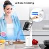 imageAuto Tracking Phone Holder Auto Face Tracking Tripod Portable Allinone Smart Selfie Stick 360 Rotation Fast Face ampamp Object Tracking Cameraman Robot Mount for Phone Video Vlog Live StreamingBlackWhite