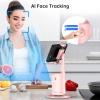 imageAuto Tracking Phone Holder Auto Face Tracking Tripod Portable Allinone Smart Selfie Stick 360 Rotation Fast Face ampamp Object Tracking Cameraman Robot Mount for Phone Video Vlog Live StreamingBlackPink