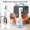 imageAuto Tracking Phone Holder Auto Face Tracking Tripod Portable Allinone Smart Selfie Stick 360 Rotation Fast Face ampamp Object Tracking Cameraman Robot Mount for Phone Video Vlog Live StreamingBlackWhite