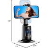 imageAuto Tracking Phone Holder Auto Face Tracking Tripod Portable Allinone Smart Selfie Stick 360 Rotation Fast Face ampamp Object Tracking Cameraman Robot Mount for Phone Video Vlog Live StreamingBlackBlack