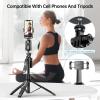 imageAuto Tracking Phone Holder Auto Face Tracking Tripod Portable Allinone Smart Selfie Stick 360 Rotation Fast Face ampamp Object Tracking Cameraman Robot Mount for Phone Video Vlog Live StreamingBlackBlack