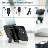imageCell Phone Selfie Stick Tripod with Detachable Phone Holder Aluminium Selfie Stick with Wireless Remote 360 Rotation Extendable Phone Tripod for iPhone 15 14 13 12 11 Samsung GOPROAluminum  No Light