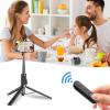 imagePhone Tripod Chargeable RemoteWireless RemoteShutter Compatible with Smartphones for AB202Max AB202MaxH TripodBlack