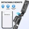 imagePortable 41 Inch Selfie Stick Phone Tripod with Wireless Remote Extendable Tripod Stand 360 Rotation Compatible with iPhone 14 13 12 11 pro Xs Max Xr X 8 7 6 Plus Android Samsung SmartphoneBlack