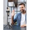 imagePortable Selfie Stick 4 in 1 Extendable Phone Tripod Stand with Detachable Wireless Remote ampamp Phone Holder 360 Rotating Mini Travel Tripod Compatible with iPhone 16151413 ProAndroidGopro