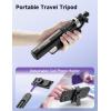 imageSelfie Stick Tripod with 2 Light 3 Light Modes ampamp 6 Brightness Levels Extendable Phone Tripod with Detachable Remote ampamp Phone Holder Portable Camera Tripod Compatible with iphone16 15 14 13AndroidBlack