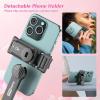 imageSelfie Stick Tripod with Fill Light All in One Extendable Selfie Stick with Detachable Wireless Remote Flexible Phone Tripod Stand Compatible with iPhoneGalaxy Compact Size ampamp LightweightBlack  With Light