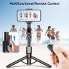 imageSmartphone Gimbal Stabilizer with Remote Aluminum Extendable Selfie Stick Tripod 360 Automatic Rotation Auto Balance for Live Video Recording Vlogging YouTube Compatible with iPhone and Android