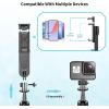 imageStable Selfie Stick Tripod with Fill Light 44 Inch Extendable Selfie Stick with Wireless Remote and Tripod Stand 360 Rotation for iPhone 1514131211 ProXS MaxXRX Samsung and Smartphone WhiteBlack