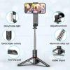 imageStable Selfie Stick Tripod with Fill Light 44 Inch Extendable Selfie Stick with Wireless Remote and Tripod Stand 360 Rotation for iPhone 1514131211 ProXS MaxXRX Samsung and Smartphone WhiteBlack