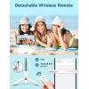 imageStable Selfie Stick Tripod with Fill Light 44 Inch Extendable Selfie Stick with Wireless Remote and Tripod Stand 360 Rotation for iPhone 1514131211 ProXS MaxXRX Samsung and Smartphone WhiteWhite