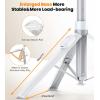 imageTONEOF 66quot Automatic Phone Tripod with Magnetic Rechargable RemoteSelfie Stick 360 Vertical ampamp Horizontal RotatableStable for iPhoneAndroidWhiteWhite