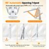 imageTONEOF 66quot Automatic Phone Tripod with Magnetic Rechargable RemoteSelfie Stick 360 Vertical ampamp Horizontal RotatableStable for iPhoneAndroidWhiteWhite