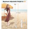 imageTONEOF 66quot Automatic TripodAutoOpen Phone Tripod Stand with Magnetic Rechargable RemoteSelfie Stick Tripod 360 Vertical ampamp Horizontal RotatableStable Travel Tripod for iPhoneAndroidPurpleWhite
