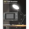 imageUBeesize 10quot Key Light for Streaming Desk Ring Light with Adjustable Arm Zoom Lighting for Home Office Gaming Podcast Video Calls and RecordingFullscreen Light