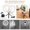 imageUBeesize 10quot Key Light for Streaming Desk Ring Light with Adjustable Arm Zoom Lighting for Home Office Gaming Podcast Video Calls and RecordingRing Light