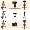 imageUBeesize 10quot Ring Light with Overhead Phone Mount LED Selfie Light with Stand and Phone Holder Desk Light for iPhone Desk Tripod for Video Recording YouTube TikTok Live Stream Cooking VlogFloorstanding
