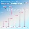 imageUBeesize 72quot Phone Tripod ampamp Selfie Stick Camera Tripod Stand with Wireless Remote and Phone HolderCompatible with iPhone Android Perfect for SelfiesVideo RecordingLive Streaming BlackPink