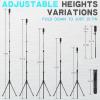 imageUBeesize 72quot Phone Tripod ampamp Selfie Stick Camera Tripod Stand with Wireless Remote and Phone HolderCompatible with iPhone Android Perfect for SelfiesVideo RecordingLive Streaming BlackBlack