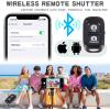 imageUBeesize 72quot Phone Tripod ampamp Selfie Stick Camera Tripod Stand with Wireless Remote and Phone HolderCompatible with iPhone Android Perfect for SelfiesVideo RecordingLive Streaming BlackBlack