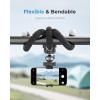 imageUBeesize Phone Tripod Pro S Premium Flexible Phone Tripod with Wireless Remote Mini Tripod Stand for Camera GoProMobile Upgraded BlackTripod S