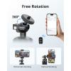 imageUBeesize Phone Tripod Pro S Premium Flexible Phone Tripod with Wireless Remote Mini Tripod Stand for Camera GoProMobile Upgraded BlackTripod pro