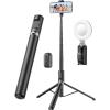 image72quot Cell Phone Selfie Stick Tripod Aluminum Allin1 with Integrated Remote Portable Extendable Smartphone Stand Compatible with iPhone 151413Android