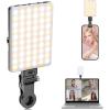imageDoubleSided Magnetic Phone Ring Light with Mini Tripod Stand448 LED 6000mAh Rechargeable RGB Selfie Light for iPhoneHandheld Stabilizer with Light for MagsafePhonesVideo RecordingMakeupPhotosBlack