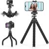 imageUBeesize Phone Tripod Pro S Premium Flexible Phone Tripod with Wireless Remote Mini Tripod Stand for Camera GoProMobile Upgraded BlackTripod S