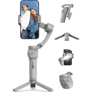 imageGimbal Stabilizer for Smartphones 3Axis Phone Gimbal Intelligent Gimbals with FaceObject Tracking Portable and Foldable Vlogging Stabilizer for Android and iPhone 15 14 13 12 YouTube TikTok