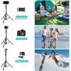 imageUBeesize 72 Magnetic Tripod for iPhone with Remote Extendable Cell Phone Tripod Stand Compatible with MagSafe Selfie Stick Tripod for iPhone 15 14 13 12 11 Series and Android PhonesBlack